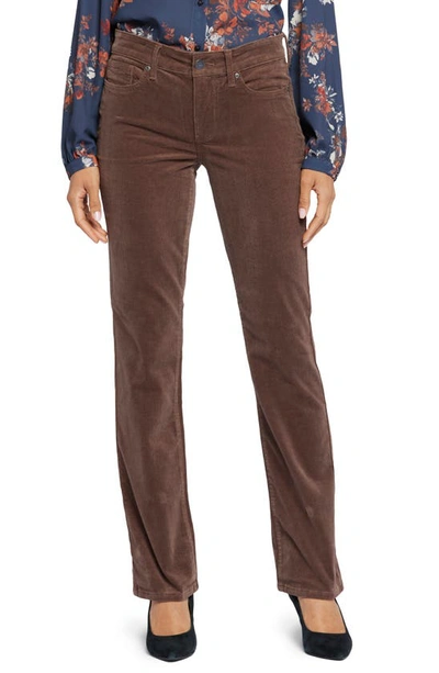 Nydj Straight Leg Pant In Coffee Bean