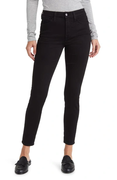 Jen7 By 7 For All Mankind Womens Skinny High Waist Skinny Jeans In Black