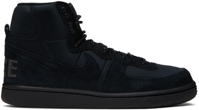 Nike Black Terminator Sneakers In Black/black-black