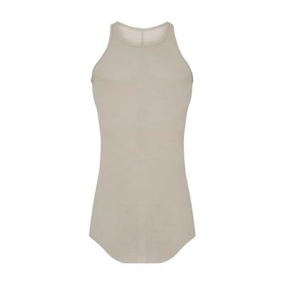 Rick Owens Off-white Fog Tank Top In 08 Pearl
