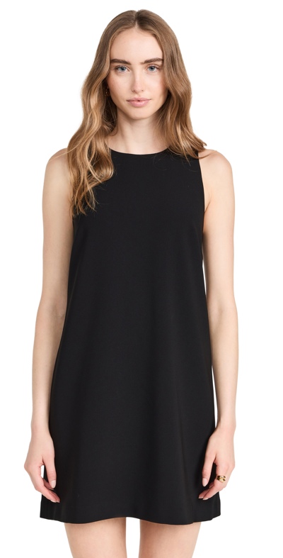 Theory Shift Mini Admira Dress In Black