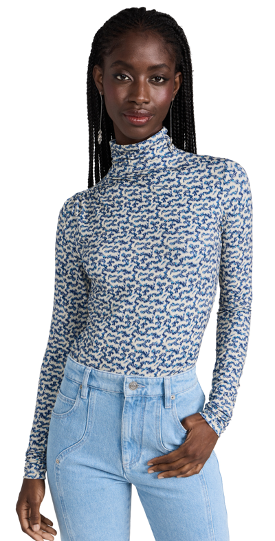 Isabel Marant Étoile Lou Top In Blue