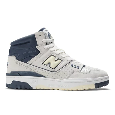 New Balance Unisex 650 In White/blue/yellow