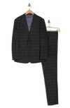 ENGLISH LAUNDRY ENGLISH LAUNDRY TRIM FIT WINDOWPANE TWO-BUTTON SUIT