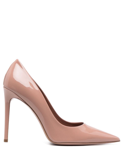Paris Texas 105mm Pointed-toe Leather Pumps In Pink