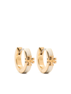 Tory Burch Kira Huggie Hoop Earrings In Gold