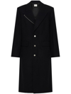 DION LEE SINGLE-BREASTED KNITTED COAT