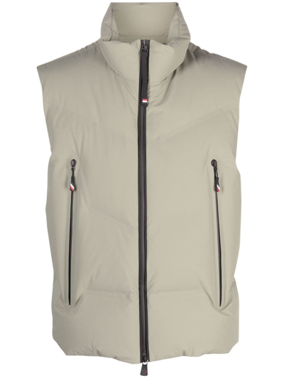 Moncler Lengau Down Gilet In Neutrals