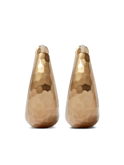 Annoushka 18kt Yellow Gold Organza Huggie Earrings