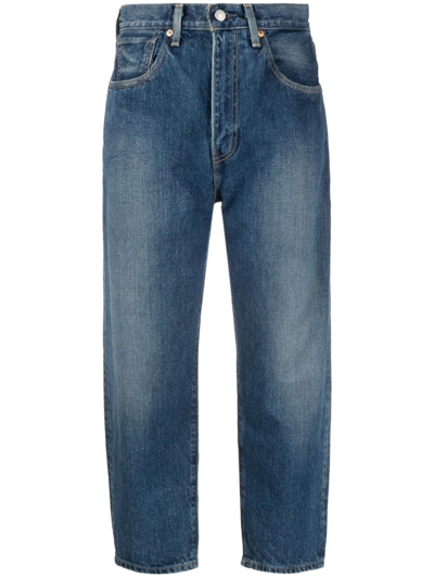 Levi's Mid-rise Cropped Jeans In Blue