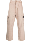 Calvin Klein Jeans Est.1978 Straight-leg Cargo Trousers In Neutrals