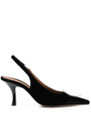 MALONE SOULIERS VILMA 70MM VELVET PUMPS