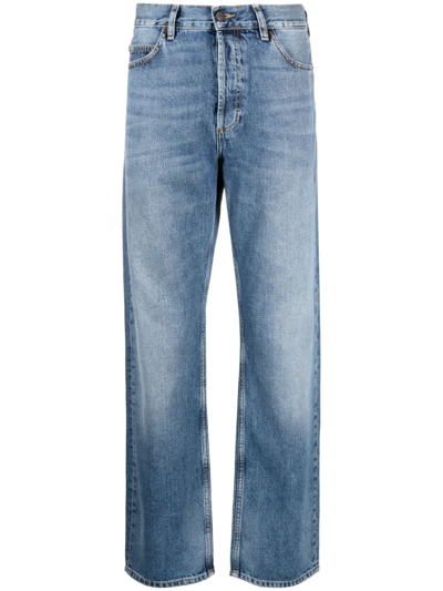 Carhartt Mid-rise Straight-leg Jeans In Blue