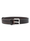 LEMAIRE LOGO-ENGRAVED LEATHER BELT