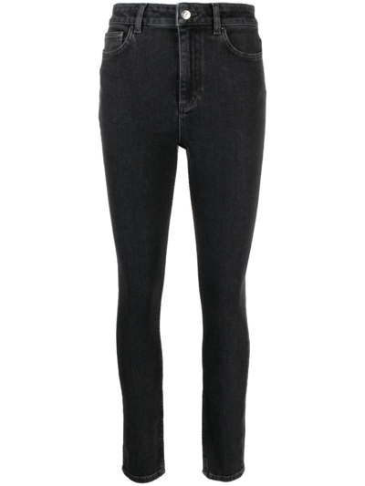 Claudie Pierlot Stretch-organic Cotton Jeans In Black