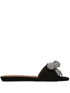 KURT GEIGER KENSINGTON BOW-DETAIL SANDALS