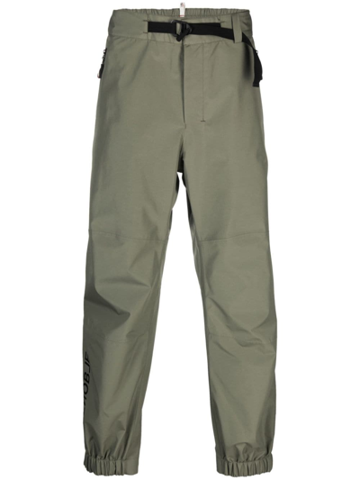 Moncler Gore-tex Straight-leg Trousers In Green