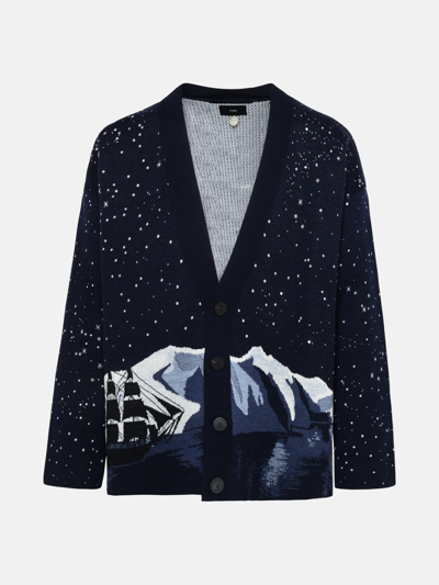 Alanui Cardigan In The Middle In Blue