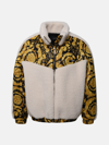 VERSACE TEDDY BAROCCO IVORY NYLON JACKET