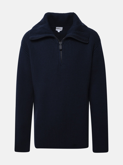 Aspesi Maglia 1/2 Zip In Blue