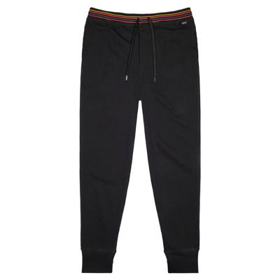 Paul Smith Cotton Lounge Pants In Black