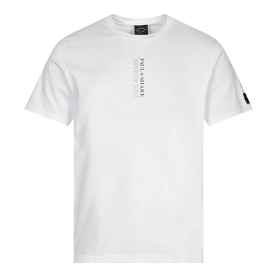 Paul And Shark Logo T-shirt In White
