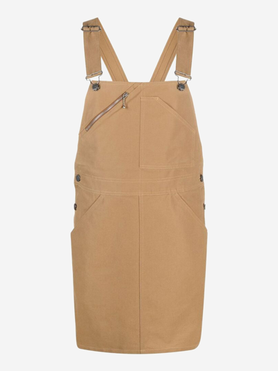 Apc Cotton Dress In Brown