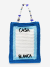 Casablanca Atlantis Crochet-knit Tote Bag In Multicolor