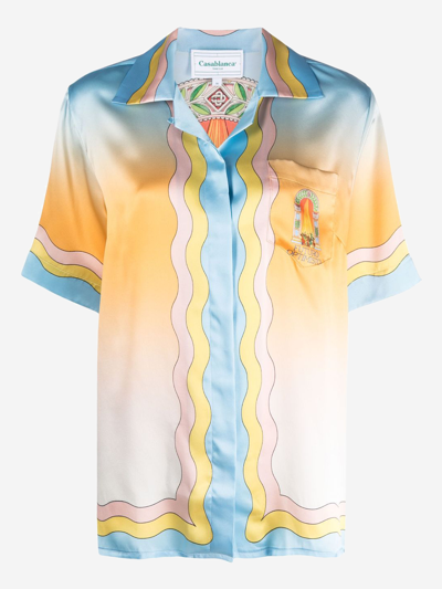 Casablanca Silk Shirt In Multicolor