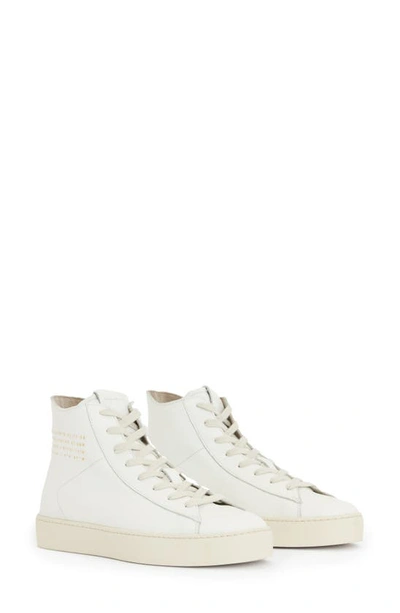 Allsaints Tana High Top Sneaker In White