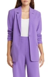 Nordstrom Boyfriend Blazer In Purple Lavan