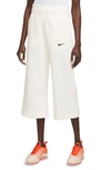 Nike Women's  Sportswear Phoenix Fleece High-waisted Cropped Sweatpants In White