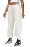 Jordan Flight Essentials Washed Fleece Sweatpants In White