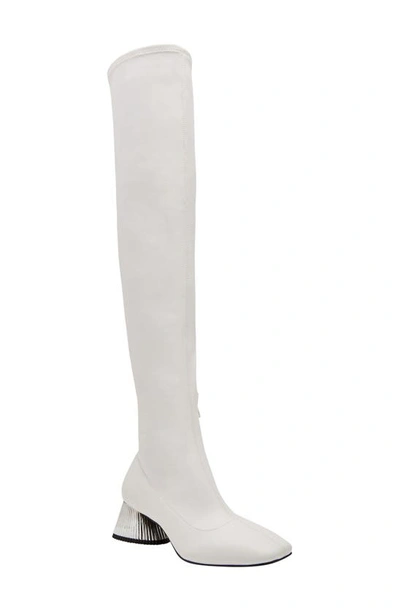 Katy Perry The Clarra Over The Knee Boot In Optic White