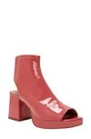 Katy Perry The Surrprise Cutout Platform Bootie In Red Dust