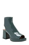 Katy Perry The Surrprise Cutout Platform Bootie In Sage Leaf