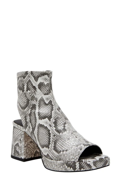 Katy Perry The Surrprise Cutout Platform Bootie In Black Multi