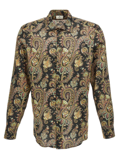 Etro All Over Print Shirt In Multicolor