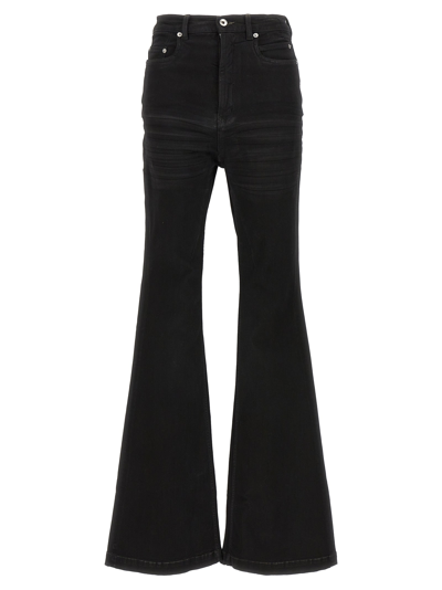 Drkshdw Bolan Boot-cut Jeans In Nero