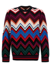 MISSONI ZIG ZAG SWEATER, CARDIGANS MULTICOLOR