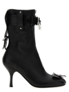 Jw Anderson Woman Ankle Boots Black Size 7 Leather In Black