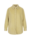 Isabel Marant Alpaca Celiane Jacket In Pale Yellow In Giallo