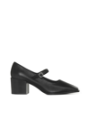 Aeyde 55mm Anya Leather Heels In Black