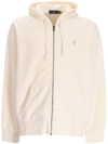Polo Ralph Lauren Sand Cotton Sweatshirt In Weiss