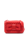 Melissa X Undercover Razor Bow Messenger Bag In Rot