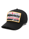 DSQUARED2 LOGO-PATCH COTTON BASEBALL CAP