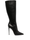 LE SILLA 120MM POINTED-TOE LEATHER BOOTS