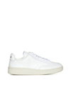 Veja V-12 Leather Sneaker In Extra White
