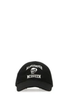 ALEXANDER MCQUEEN ALEXANDER MCQUEEN MAN BLACK COTTON VARSITY SKULL BASEBALL CAP