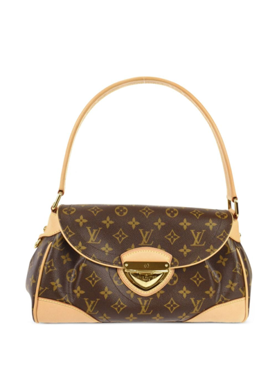 Pre-owned Louis Vuitton 2010  Beverly Mm Shoulder Bag In Brown